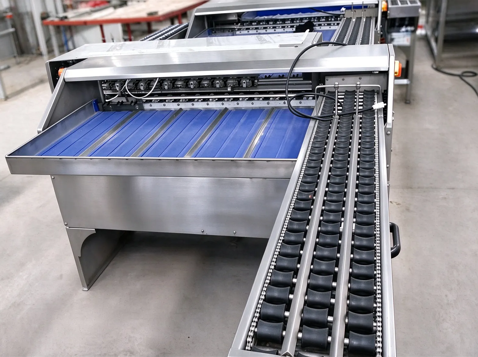 Egg grading machine