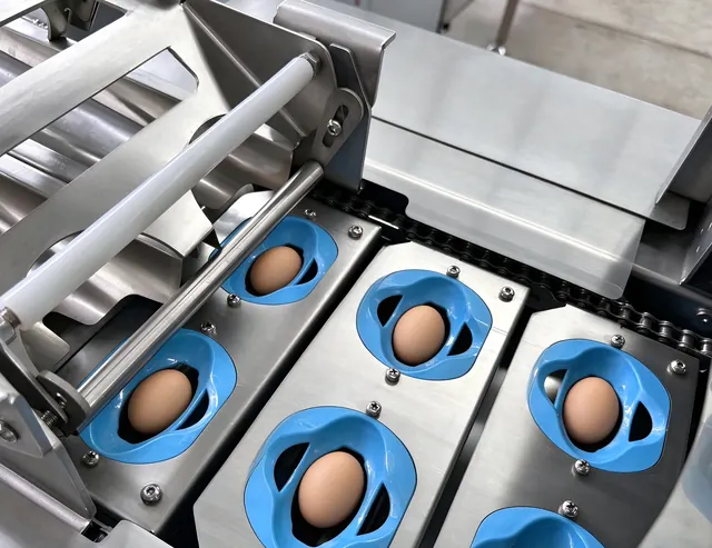 Egg loading cups