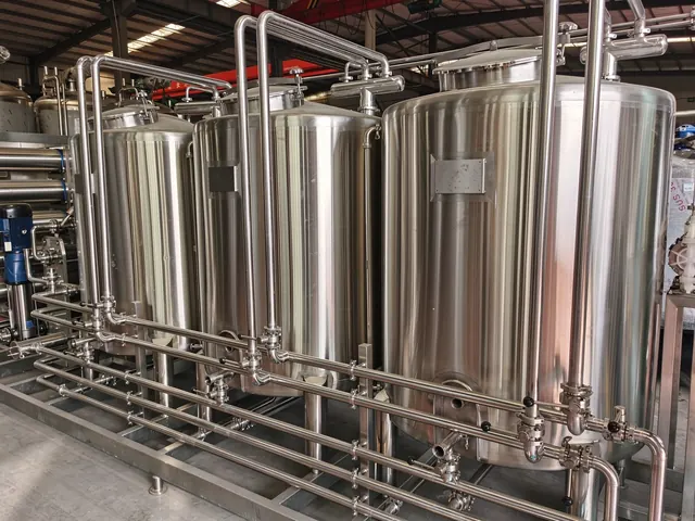 CIP tanks and pipework