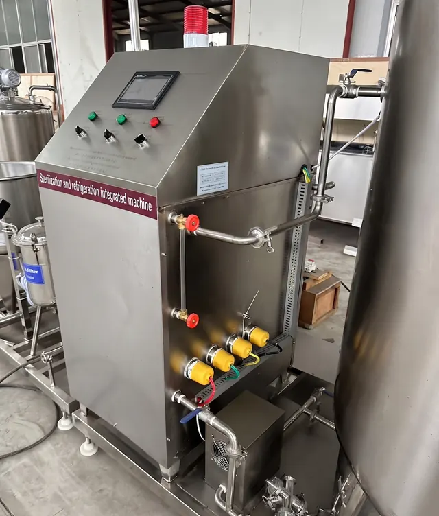 Pasteurization control cabinet