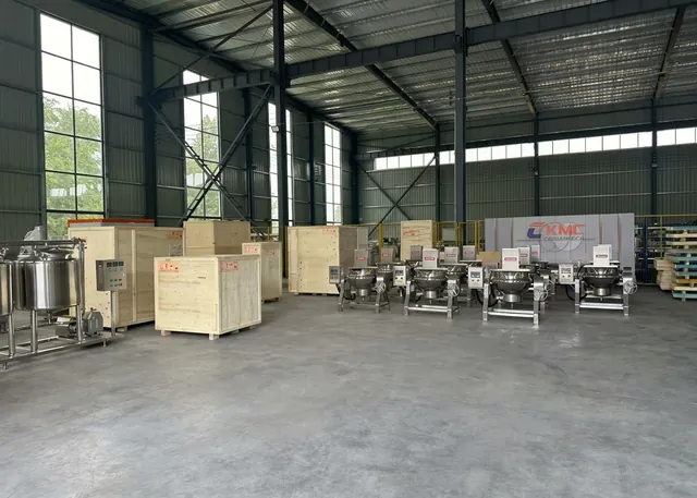 Crated equipment ready to ship