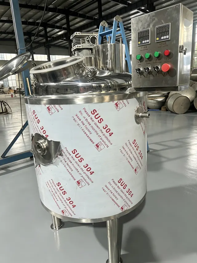 Fermentation tank with control panel